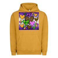 Pigment Peanut Butter mardi gras Urban Hoodie - JahusDesignShop