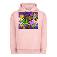 Pigment Salmon mardi gras Urban Hoodie - JahusDesignShop