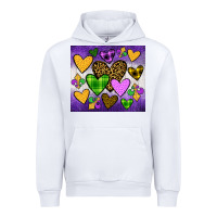White mardi gras Urban Hoodie - JahusDesignShop