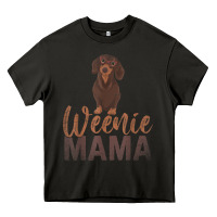 Asphalt Dog Lover Women Gift Weenie Mama Pet Mom Wiener Dachshund Heavy Core Tee - maiPhamDesign