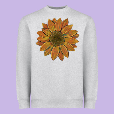 Sunflower Heavyweight Sweatshirt Designed By Artiststas