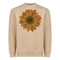 Mushroom sunflower Heavyweight Sweatshirt - Artiststas