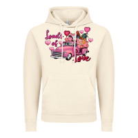 Vintage Artic Loads of love Valentine's Day farm truck Vintage Hoodie - FaDigitalArtStudio