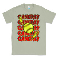 Matcha Game day softball lightning bolt Classic Tee - HowdyJamesFarm