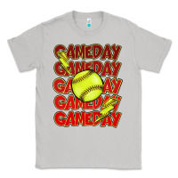 Moon Dust Game day softball lightning bolt Classic Tee - HowdyJamesFarm