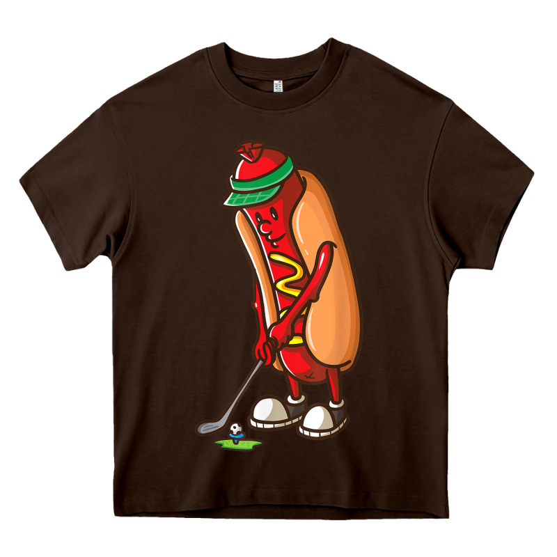 Funny Golfing Hot Dog Golf Gifts Shirts For Men Boys Golfer Heavy Core Tee by maiPhamDesign | Teevron