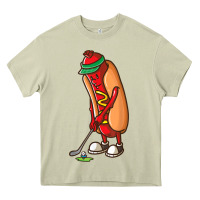 Mossy Funny Golfing Hot Dog Golf Gifts Shirts for Men Boys Golfer Heavy Core Tee - maiPhamDesign