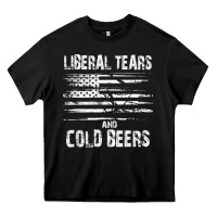 Black liberal tears and cold beers   funny political t shirt Heavy Core Tee - maiPhamDesign