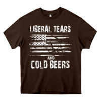 Liberal Tears And Cold Beers   Funny Political T Shirt Heavy Core Tee | Teevron