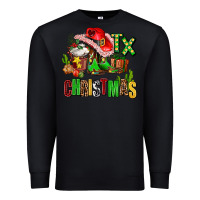 Black tx christmas cowgirl Premium Sweatshirt - AdoDesignShop