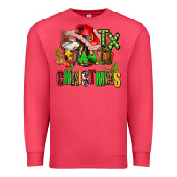 Cardinal tx christmas cowgirl Premium Sweatshirt - AdoDesignShop