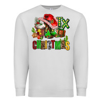 Dove Grey tx christmas cowgirl Premium Sweatshirt - AdoDesignShop