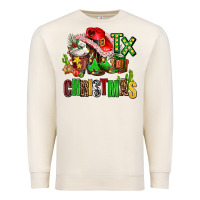 Sandshell tx christmas cowgirl Premium Sweatshirt - AdoDesignShop