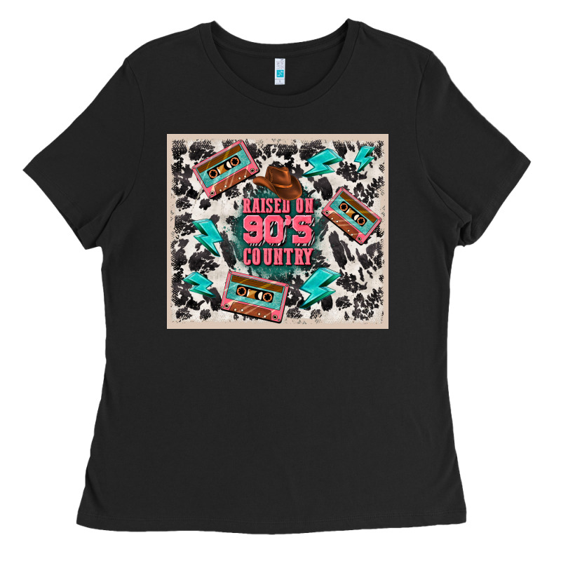Raised 90's Country Ladies Tee by TumblerDesignByShophia | Teevron