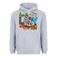 Heather Grey lunch lady crew Heavyweight Hoodie - AdoDesignShop