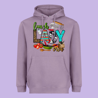Lunch Lady Crew Heavyweight Hoodie Designed By Adodesignshop