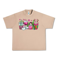Burro pink christmas snowman coffee cups Urban Heavy Tee - OliviaCreatesArt