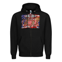 Black patriotic nurse certified medical assistant medilcal symbol background Zipper Hoodie - BarkalooDesign