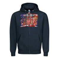 Navy patriotic nurse certified medical assistant medilcal symbol background Zipper Hoodie - BarkalooDesign