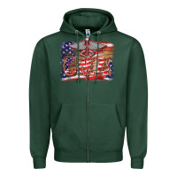 Sports Green patriotic nurse certified medical assistant medilcal symbol background Zipper Hoodie - BarkalooDesign
