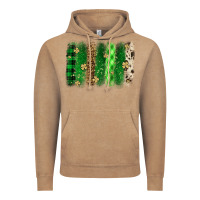 Vintage Coffee St. Patrick's Day brushstroke Vintage Hoodie - OliviaCreatesArt