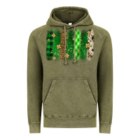 Vintage Olive St. Patrick's Day brushstroke Vintage Hoodie - OliviaCreatesArt