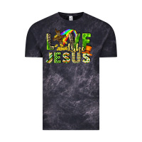 Cloud Black Love like Jesus Vintage Tee - CowGirlArtShop