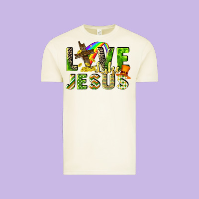 Love Like Jesus Vintage Tee Designed By Cowgirlartshop