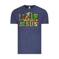 Vintage Denim Love like Jesus Vintage Tee - CowGirlArtShop