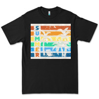Black retro summer Premium Tee - TumblerDesignByShophia