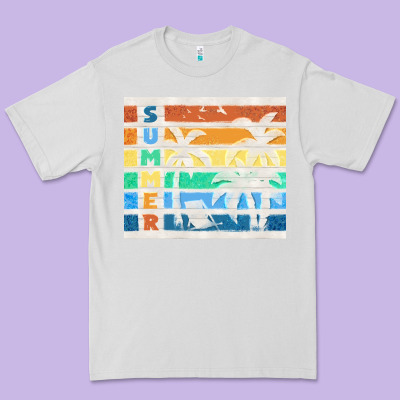 Retro Summer Premium Tee Designed By Tumblerdesignbyshophia