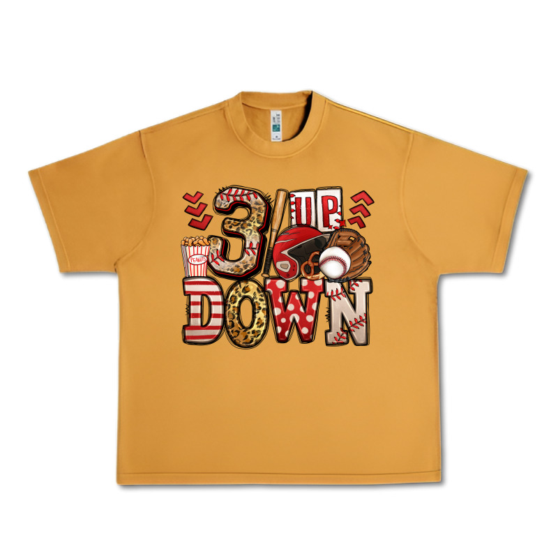Three Up Three Down Baseball Urban Heavy Tee by Jasminsmagicworld | Teevron