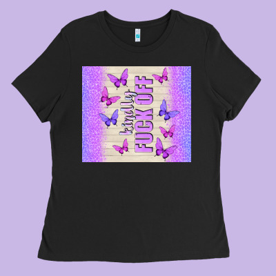 Kindly Fuck Off Ladies Tee Designed By Tumblerdesignbyshophia