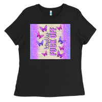 Black kindly fuck off Ladies Tee - TumblerDesignByShophia
