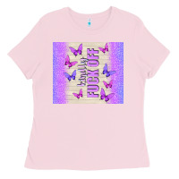Bubblegum Pink kindly fuck off Ladies Tee - TumblerDesignByShophia