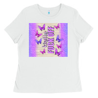 White kindly fuck off Ladies Tee - TumblerDesignByShophia