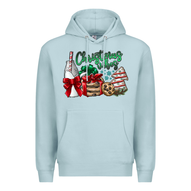 Christmas Vibes Premium Hoodie by CowhideDigitalArt | Teevron