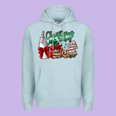 Christmas Vibes Premium Hoodie Designed By Cowhidedigitalart