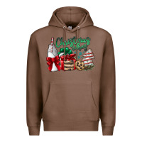 Chestnut Christmas Vibes Premium Hoodie - CowhideDigitalArt