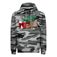 Slate Camo Christmas Vibes Premium Hoodie - CowhideDigitalArt