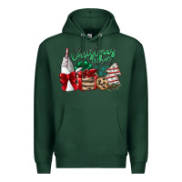 Sports Green Christmas Vibes Premium Hoodie - CowhideDigitalArt