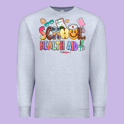 School Healt Aid Premium Sweatshirt Designed By Adodesignshop