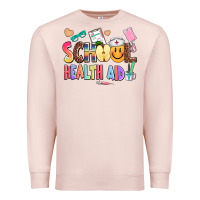 Pale Pink school healt aid Premium Sweatshirt - AdoDesignShop