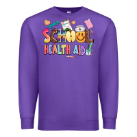 Purple school healt aid Premium Sweatshirt - AdoDesignShop