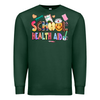 Sports Green school healt aid Premium Sweatshirt - AdoDesignShop