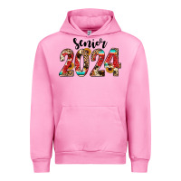 Fuchsia Pink senior 2024 western Urban Hoodie - JahusDesignShop