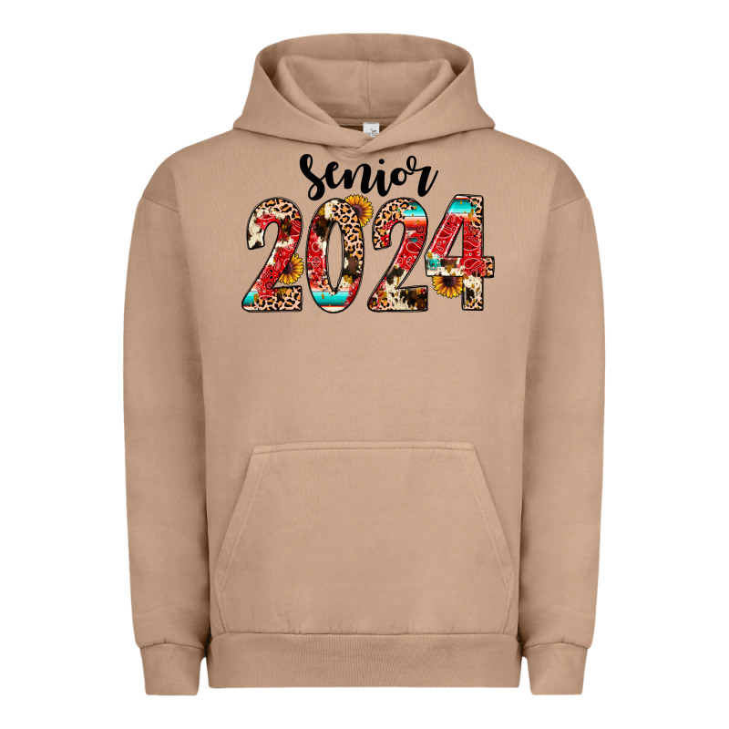 Senior 2024 Western Urban Hoodie by JahusDesignShop | Teevron
