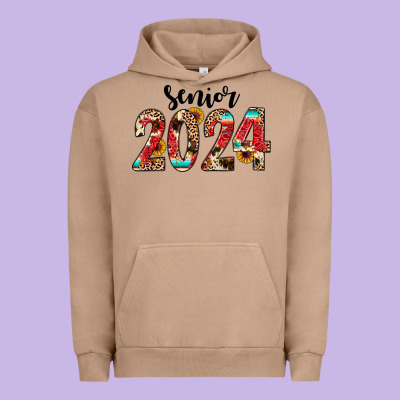 Senior 2024 Western Urban Hoodie Designed By Jahusdesignshop