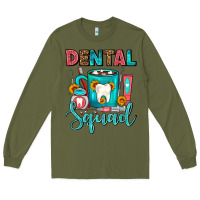 Army Green Coffee Scrubs And Prophy Paste Dentist Coffee cup Long Sleeve Tee - FaDigitalArtStudio