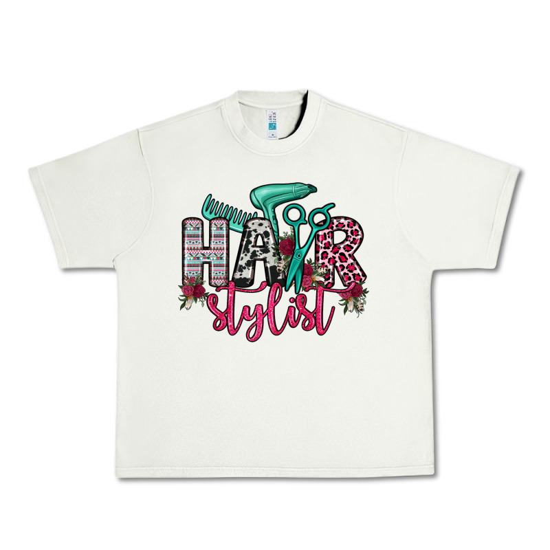 Hair Stylist Urban Heavy Tee by OliviaCreatesArt | Teevron